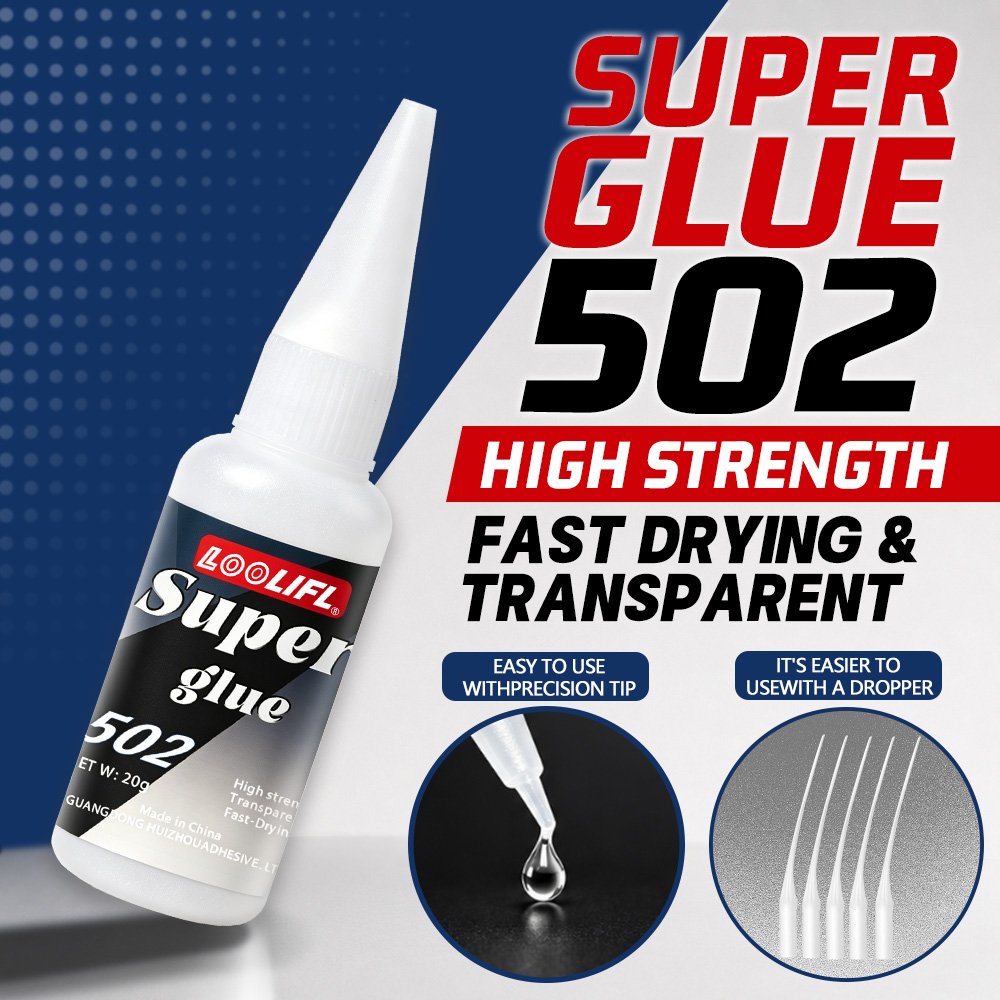 Marine Aquarium Glue - Loolifl-502-20Ml Instant transparante cyanoacrylaatlijm met gemiddelde