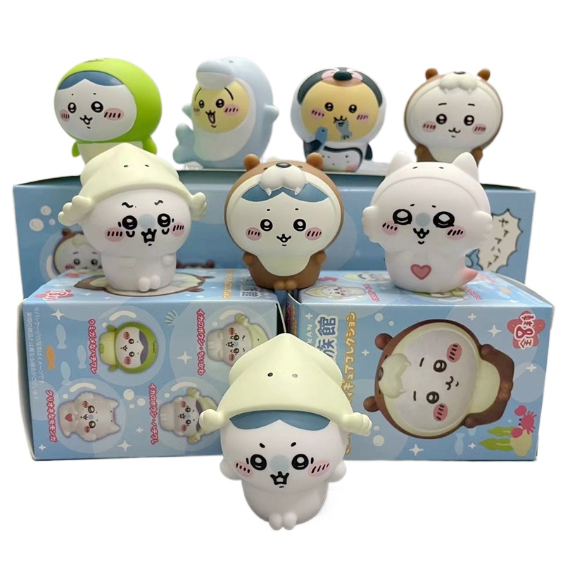 Aquarium And Marine - 8 stuks/doos Kawaii Chiikawa Aquarium Blind