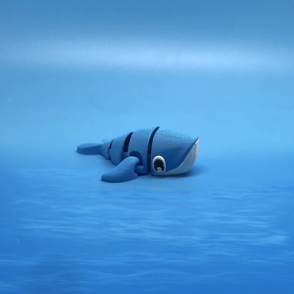 Aquarium Blue Marine - Schattig mini beweegbaar scharnierend pinguïnfiguurtje 3D