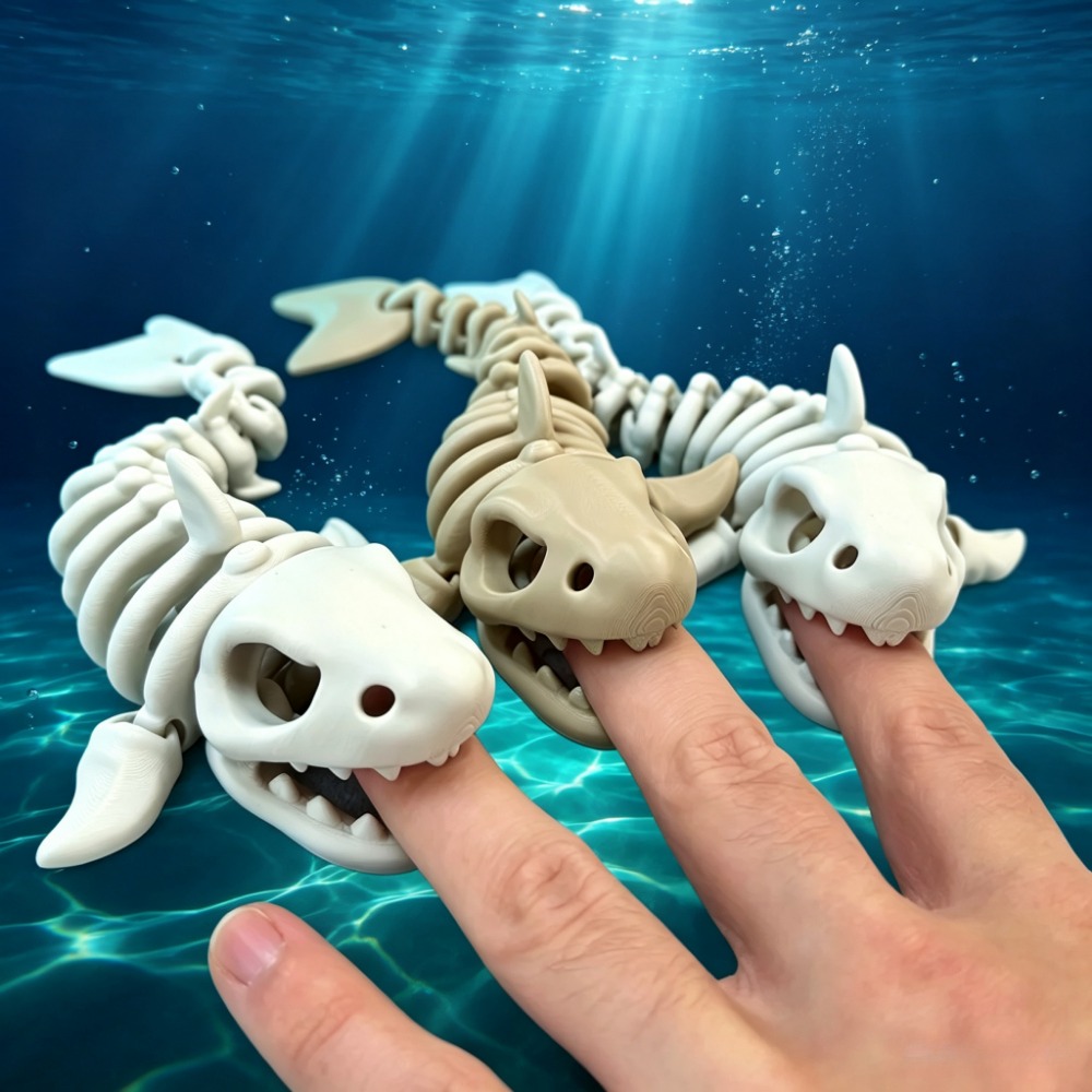 Marine Aquarium Hobby - Haaienskelet Aquariumdecoratie Gearticuleerd ornament Reptielen Visbak