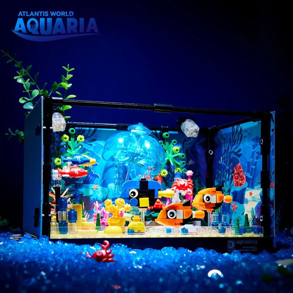 Aquarium And Marine - Ideas Series Aquarium Zee-dieren Bouwstenen Creatief