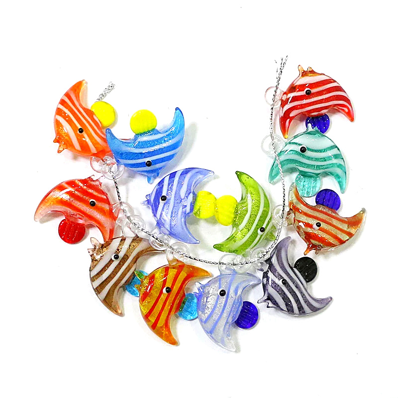 Marine Aquarium Hobby - 2 Pack Leuke Zeevis Bedeltje Hanger