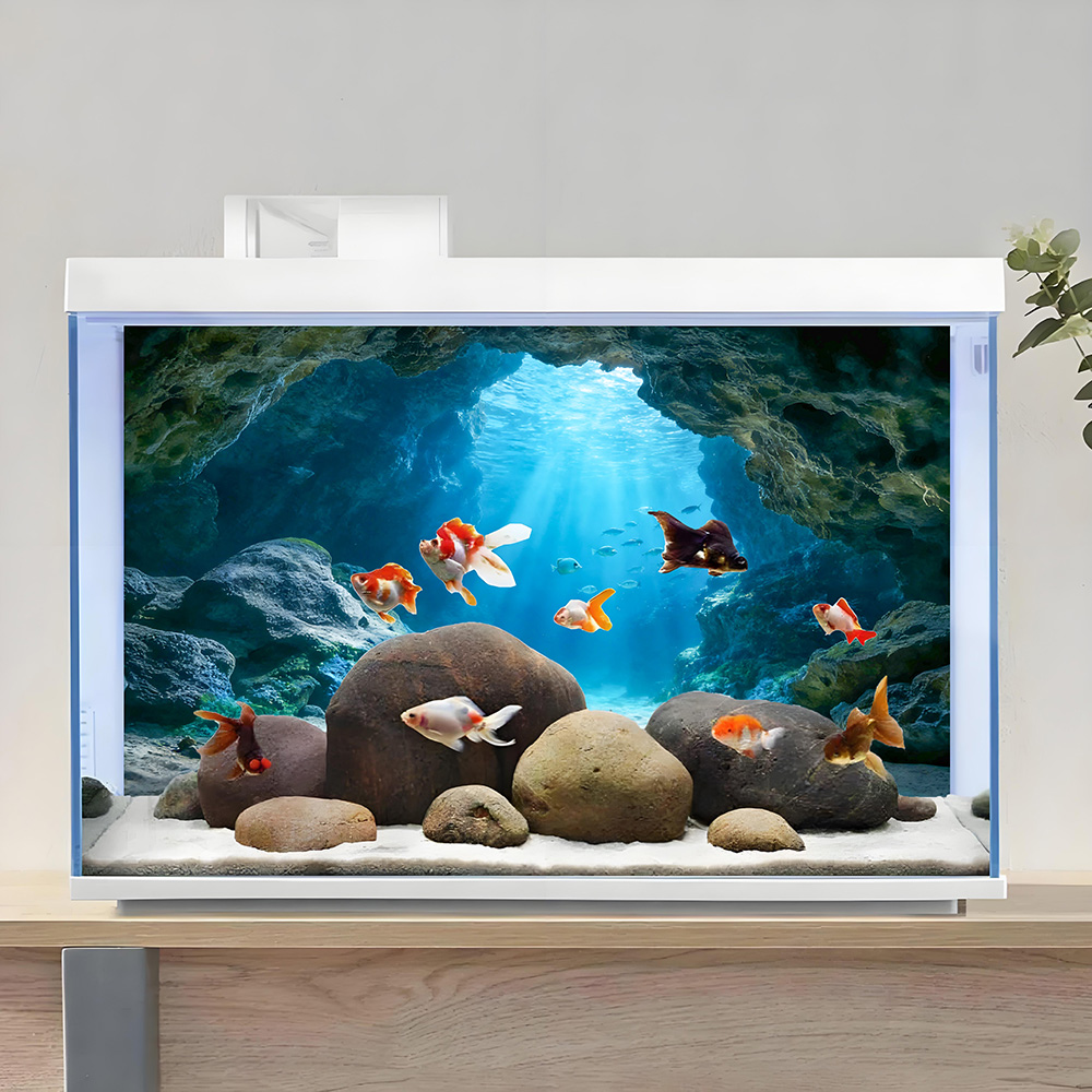 Diepzeeblaauw gat, achtergrond - Marine Aquarium Glue recensie en prijs