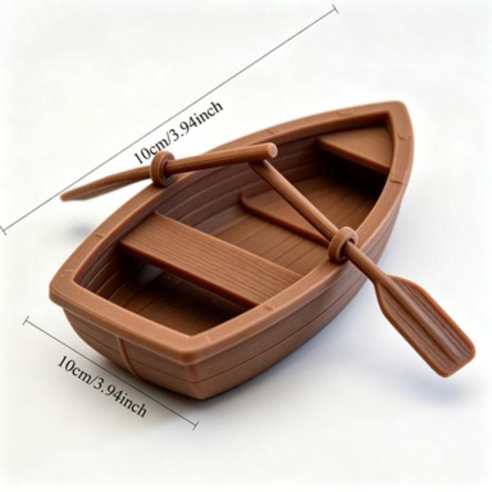 Mini houten bootje met dubbele - Marine Aquarium Hobby recensie en prijs