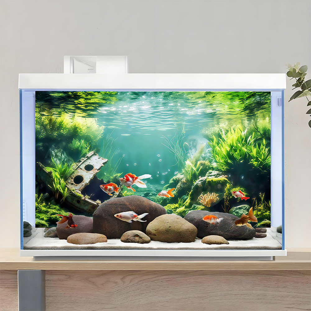 Aquarium achtergrondsticker, S - Marine Aquarium Glue recensie en prijs